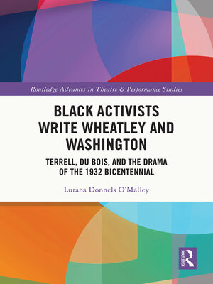 cover image of Black Activists Write Wheatley and Washington